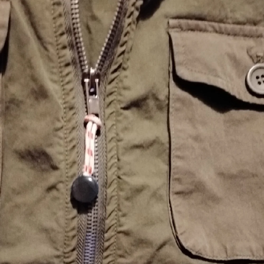 Altru Khaki Hooded Jacket With Pockets - Picture 4 of 9